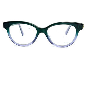 Gucci GG0373O 007 Eyeglasses Frames Green CLear 47-16-140 007 H18991